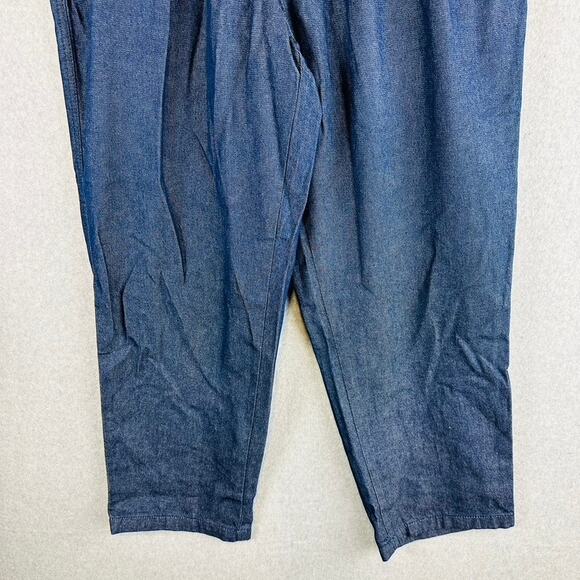 New Womans Within Womans Sz 22W Plus Jeans Blue Denim Pull On Dark Wash - Picture 3 of 8